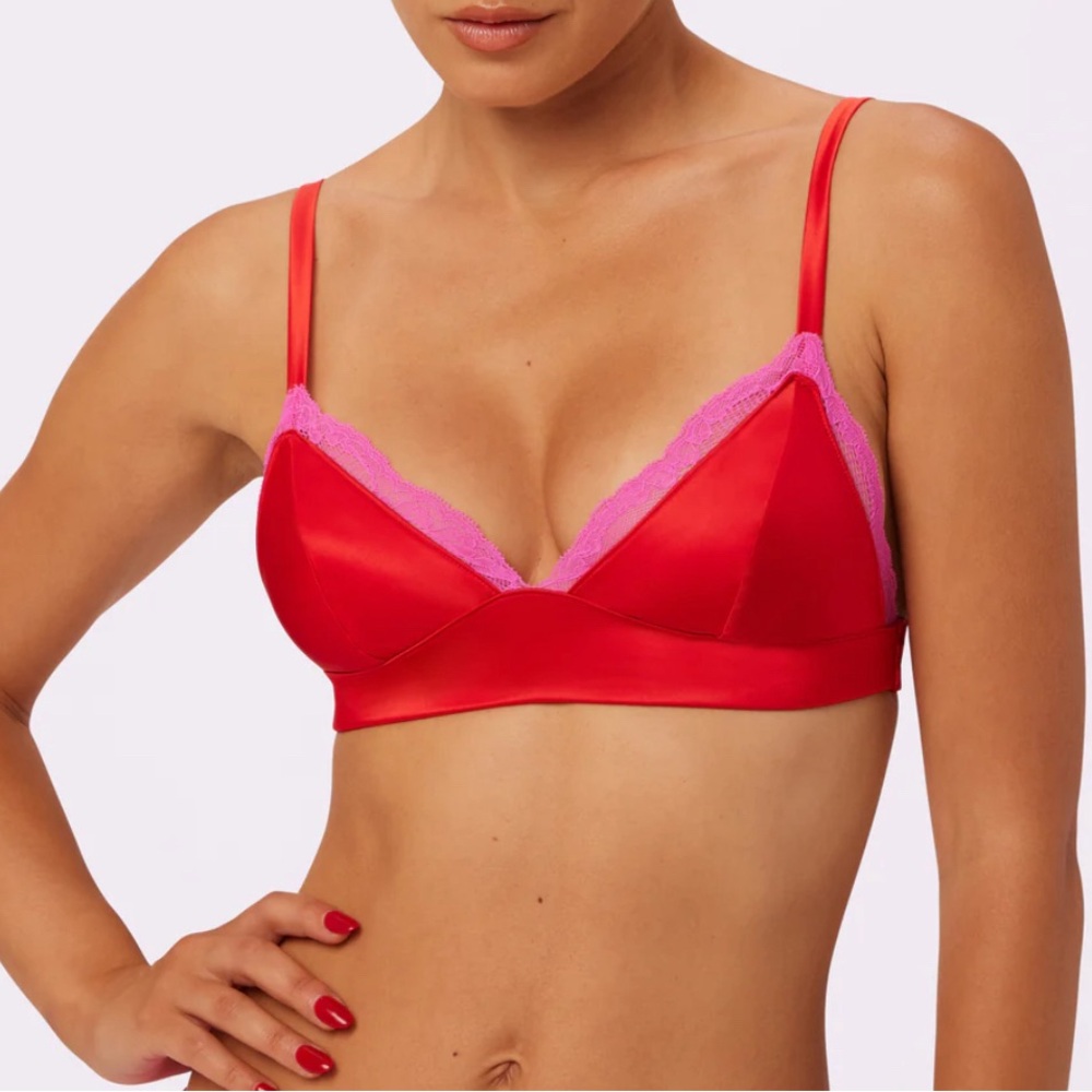 Parade Luminous Lace Longline Bralette Small